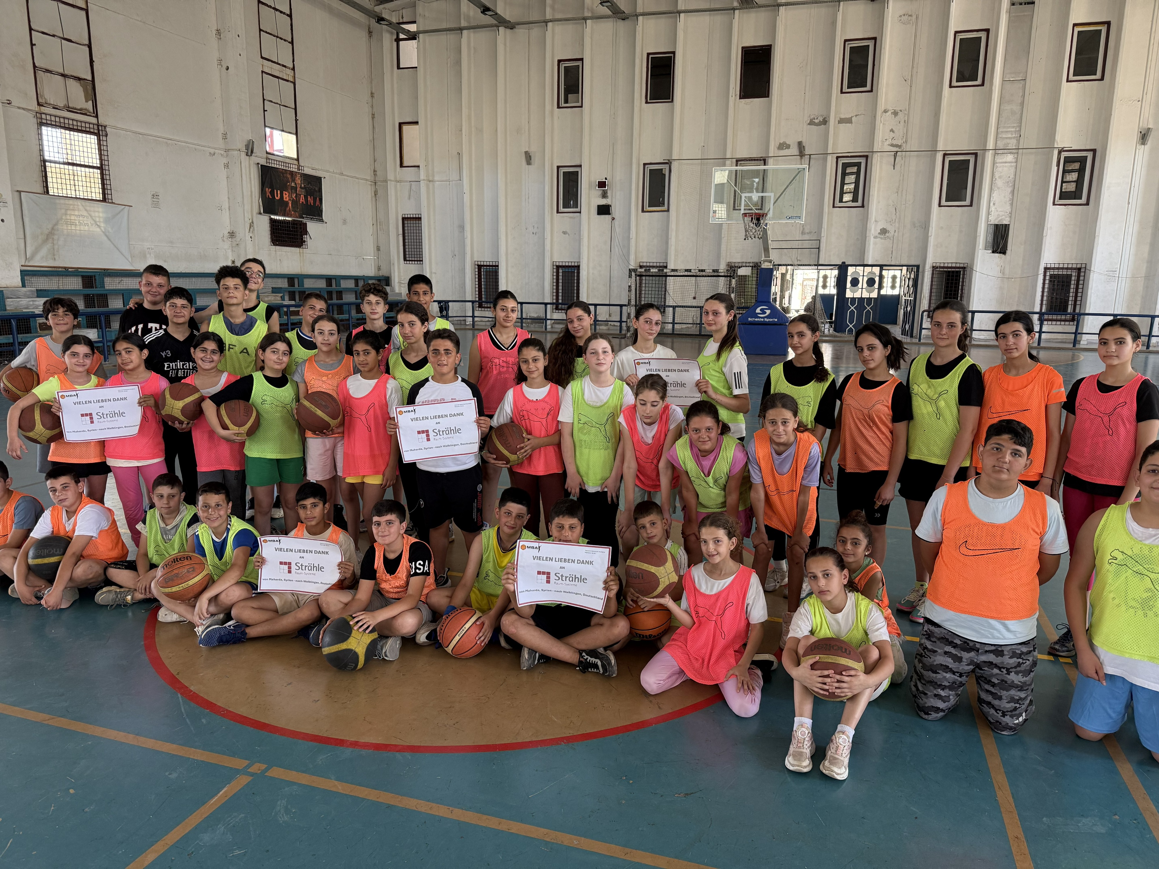 Unterstützung für den Sportnachwuchs in Syrien