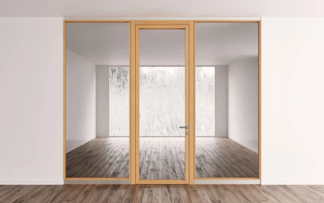Holzrahmentür HR100